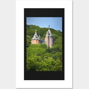 Castell Coch Impressionist Style Posters and Art